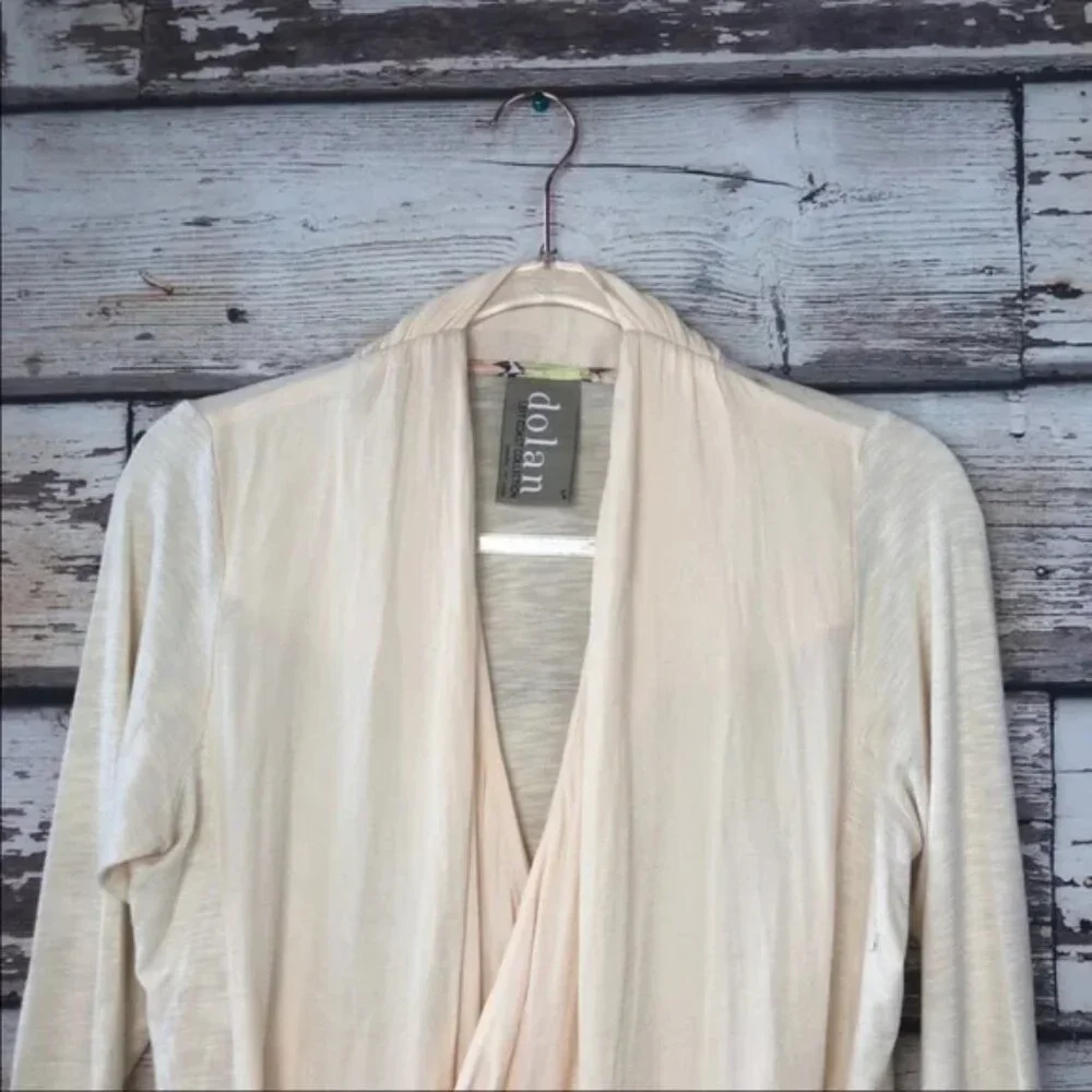 Anthropologie Dolan Crossroads Faux Wrap Blouse - Picture 3 of 7